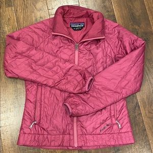 Patagonia pink down jacket sz small